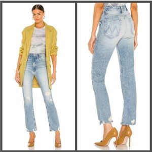 Mother Denim High Waisted Rider Skimp- The Confession